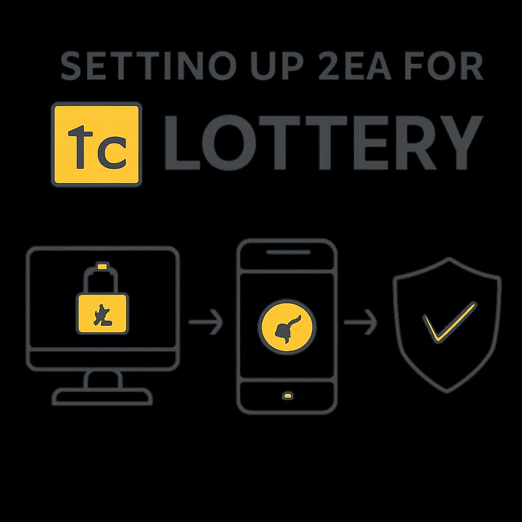 Diagram explaining Setting Up 2FA for Tc Lottery.