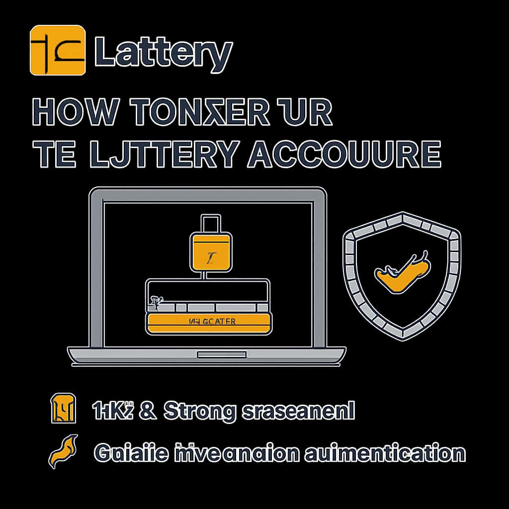 An educational diagram illustrating account security methods for Tc Lottery.