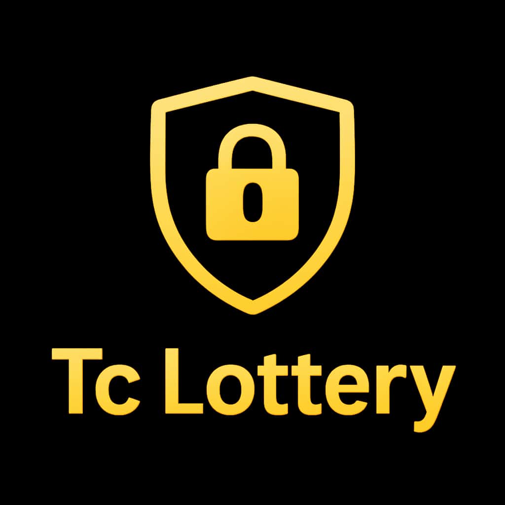 A badge indicating safety measures for Tc Lottery.