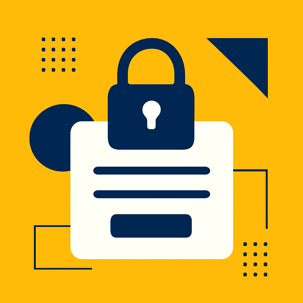 Illustration depicting login security measures for Tc Lottery.
